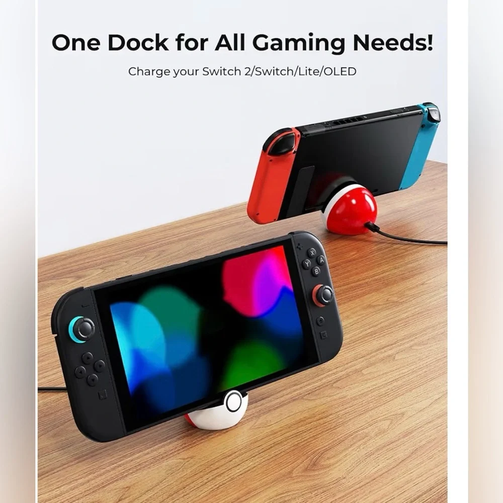 Antank Pokeball Charging Stand for Switch
